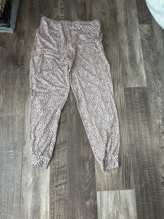 Light Pink Animal Print Lounge Pants - Picture 5 of 5